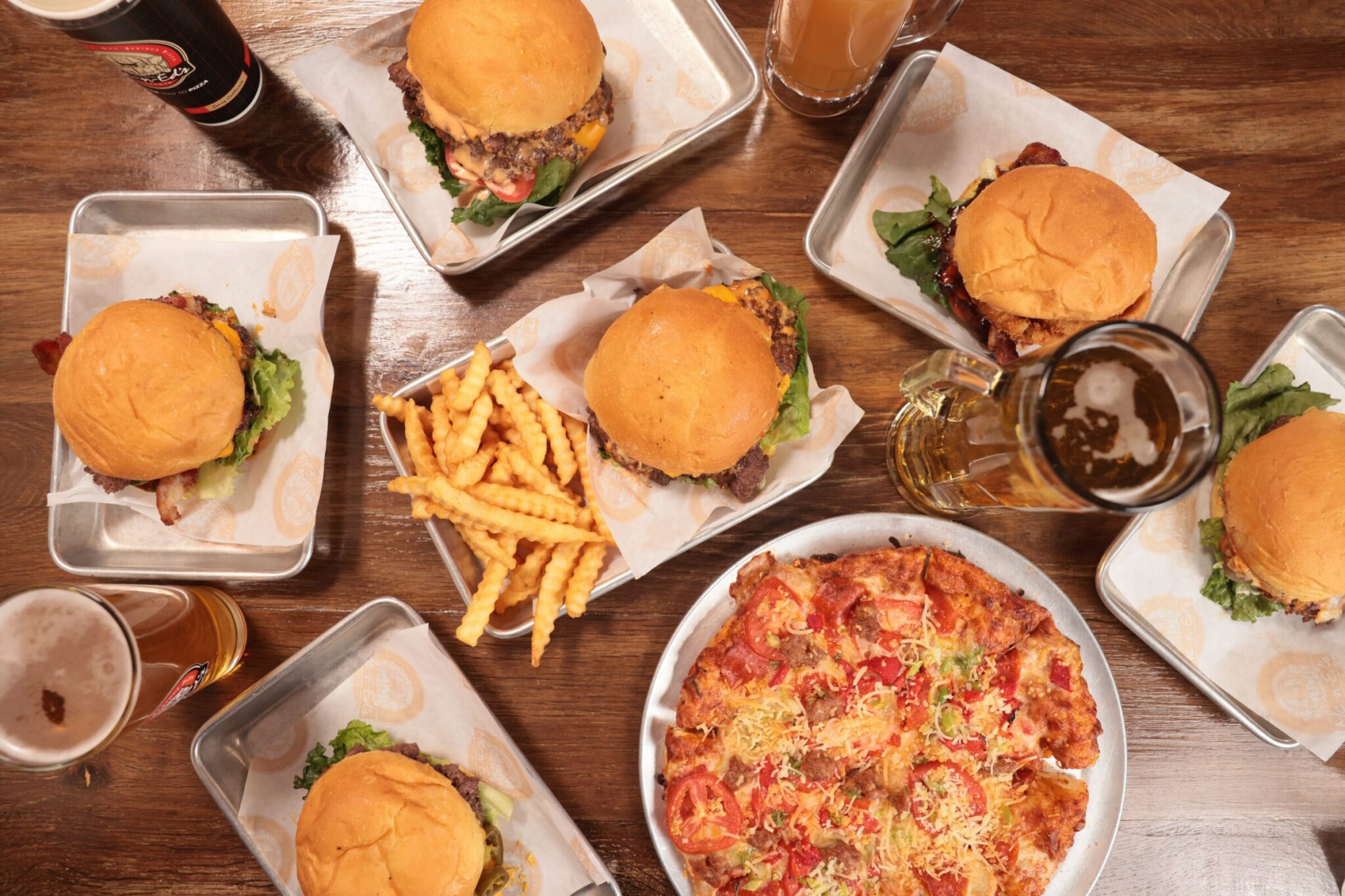 Pismo Beach Smash Burger - Table Of Food